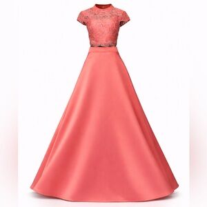 City Studio Coral 2-Piece Formal Gown – NWT (Size 1)